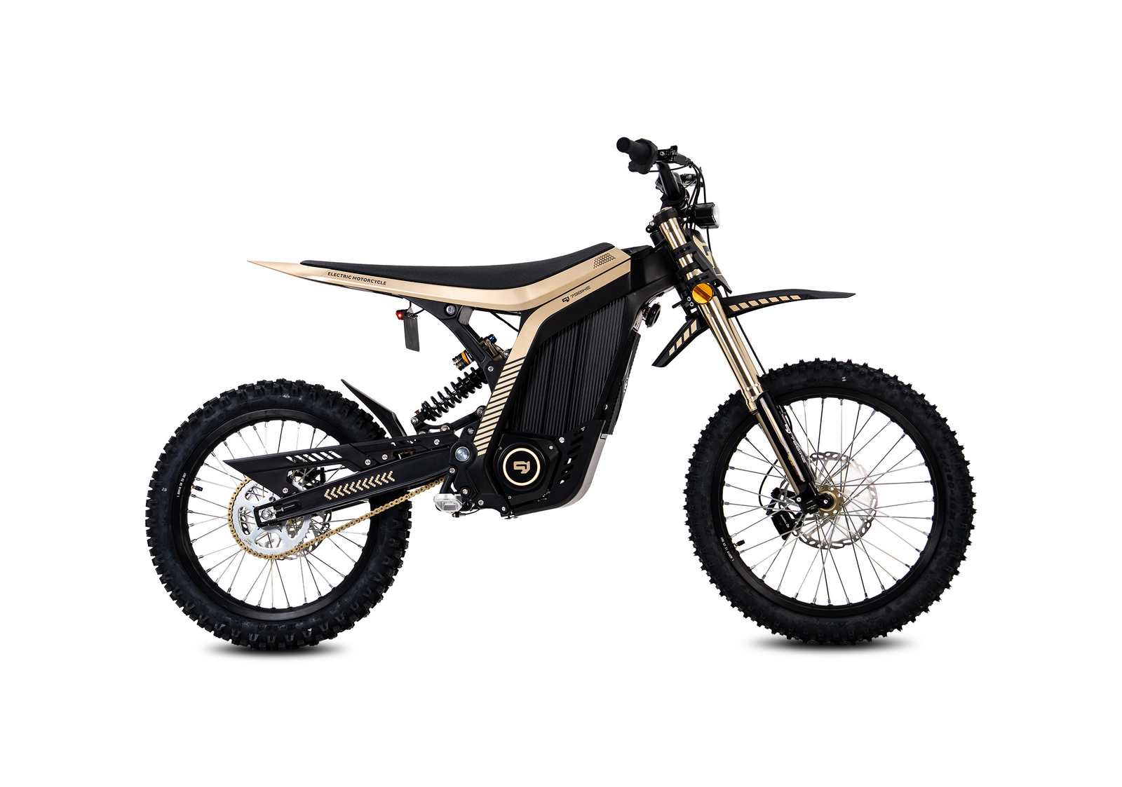 79BIKE Lynx Electric Dirt Bike — gold colorway
